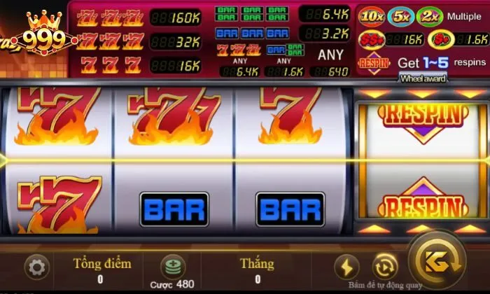 Crazy 777 999bet có lối chơi đơn giản