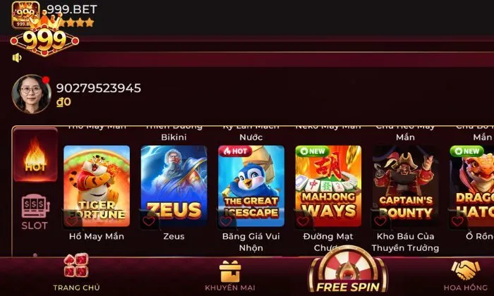 Hệ sinh thái trò chơi đa dạng tại 999BET