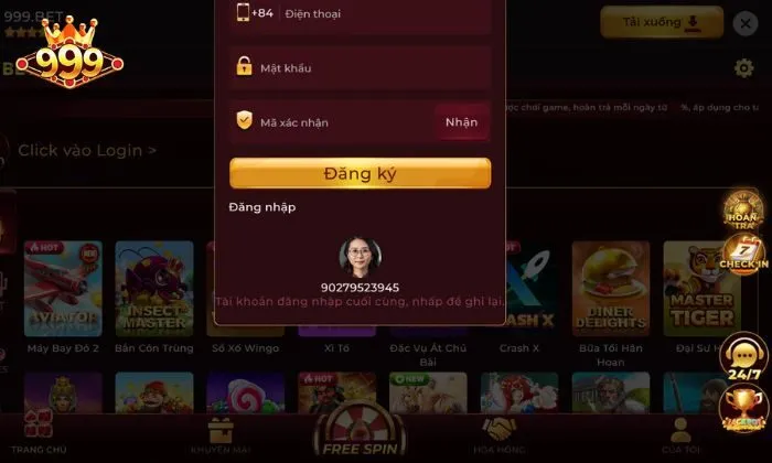 Đăng ký ngay 999BET để tham gia Mystical Spirits